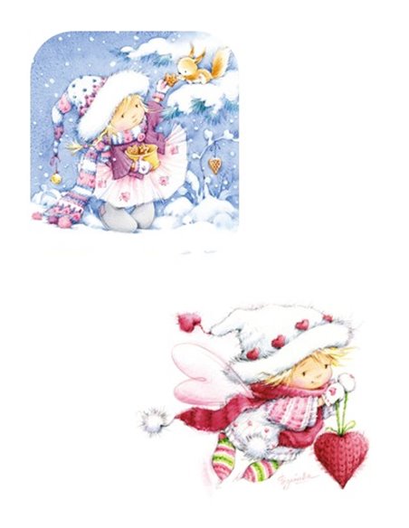 PAPEL ARROZ MUÑLECA NAVIDAD PAPEL ARROZ MUÑLECA NAVIDAD
