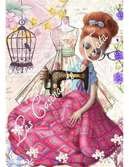PAPEL MUÑECA COSTURA PAPEL MUÑECA COSTURA