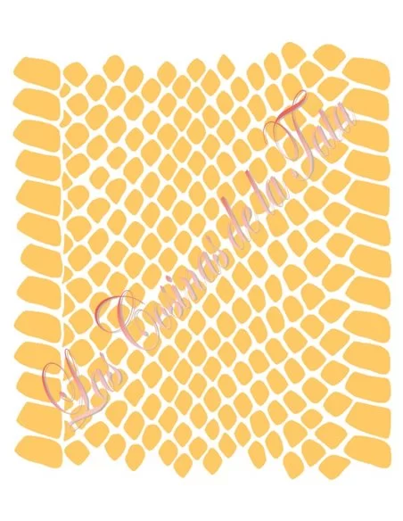 PLANTILLA PIEL COCODRILO