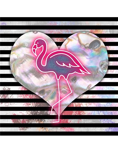 FLAMINGO HEART