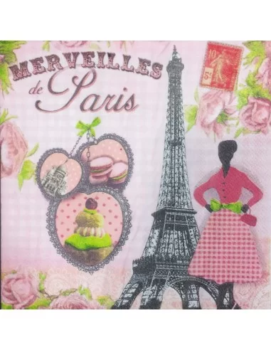 Servilletas Decoupage Merveilles De Paris