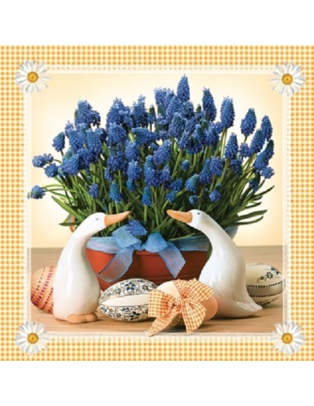 Servilletas Decoupage Centro Patos Y Lavanda