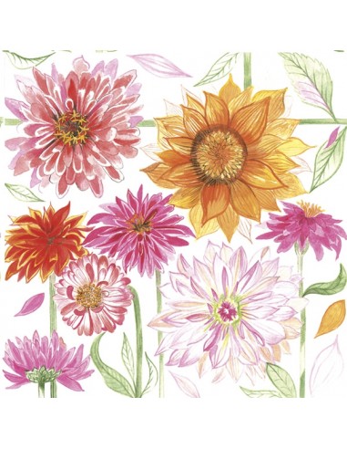 DRAWN GARDEN FLOWERS