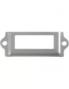 Porta Etiquetas Color Plata