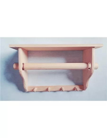 PORTA ROLLO DE COCINA EN MADERA NATURAL DE PINO PORTA ROLLO DE COCINA EN MADERA NATURAL DE PINO