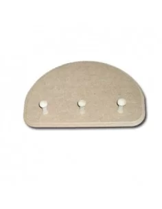 Percha En Dm Con Tres Pomos y Forma Ovalada