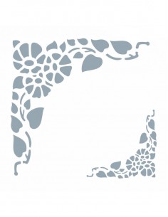 Stencil Esquina Hiedra