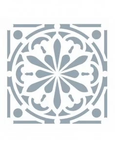Stencil Azulejo Mandala