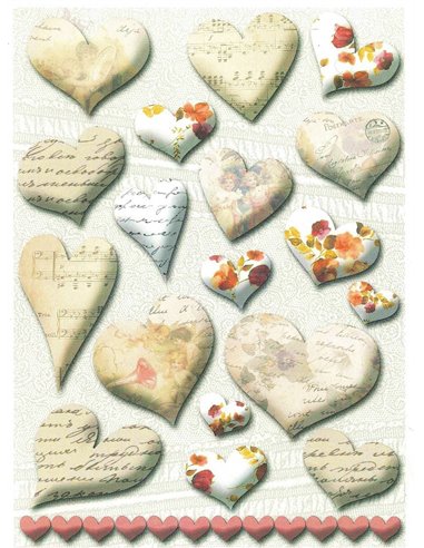 PAPEL CORAZONES