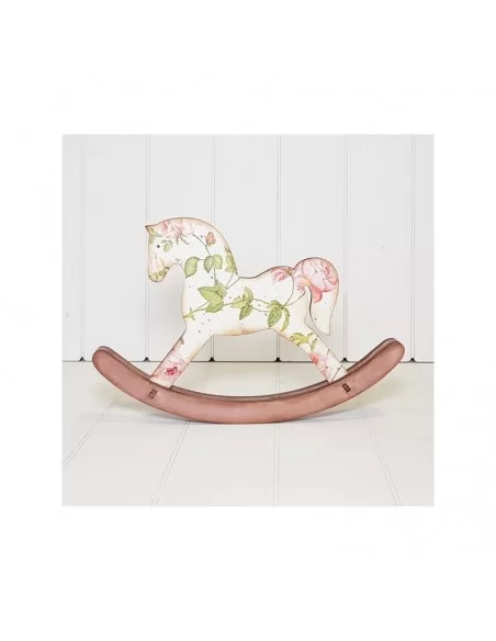 Soporte Caballo Balancín De Madera