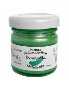 PINTURA METALIZADA  ESMERALDA MULTISUPERFICIE 