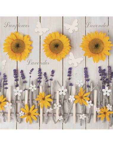 LAVENDER AND SUNFLOWER