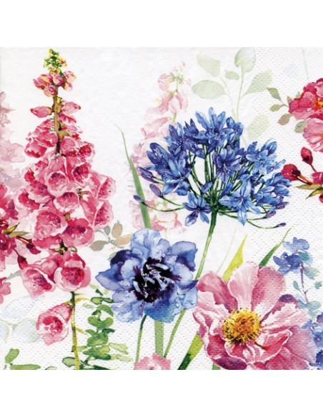 Servilletas Decoupage Foxglove & Agapanthus
