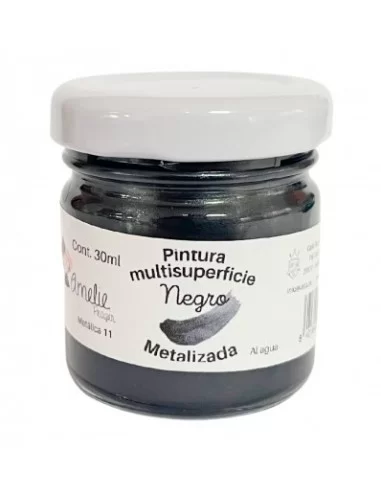 Pintura Metalizada Multisuperficie Negro