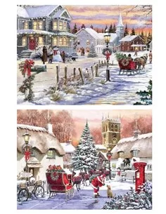 Papel de Arroz Navidades Luminosas