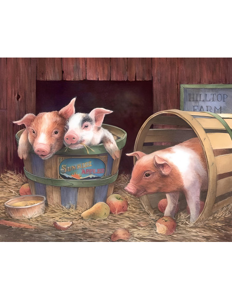 Papel de Arroz Travesuras en la Granja