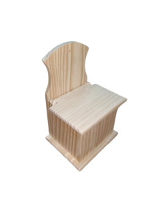 Salero De Madera De Pino 2