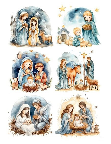 Papel de Arroz "Caminito a Belén"