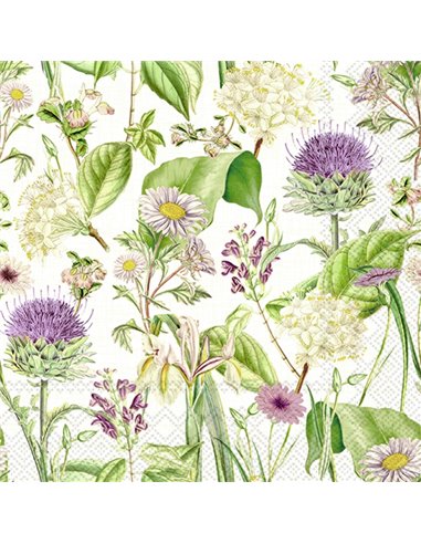 Servilletas Decoupage Wildflower Cream