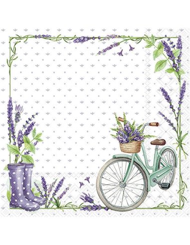 Servilletas Decoupage Lavender Love