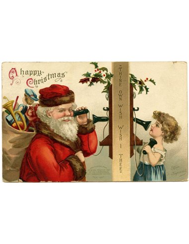 PAPEL HAPPY CHRISTMAS VINTAGE