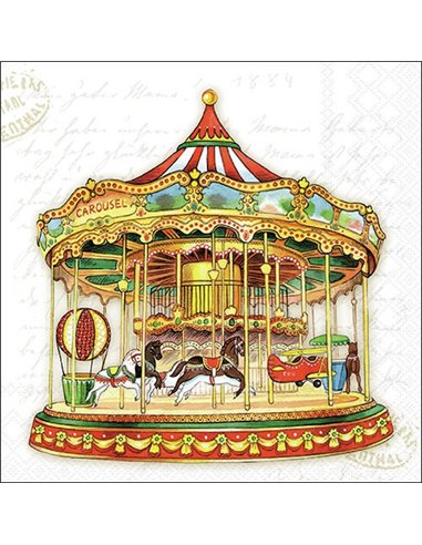 Servilletas Decoupage Carousel