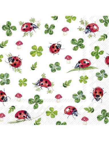 Servilletas Decoupage Ladybugs