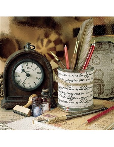 Servilletas Decoupage Writers Desk