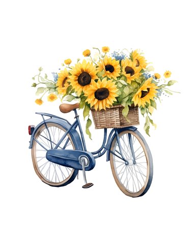 Servilletas Decoupage Ride with Sunflowers