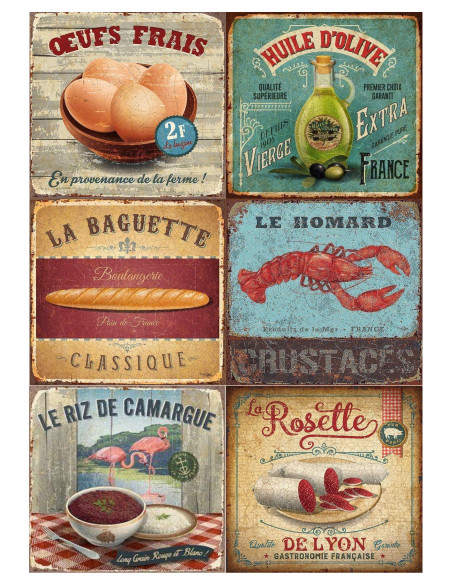 Papel de Arroz Gastronomía Francesa
