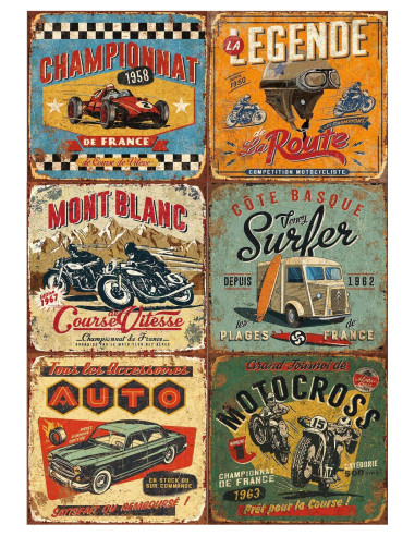 Papel de Arroz Aventuras Motorizadas