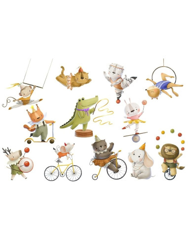 Papel de Arroz Circo Animal