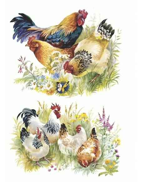 Papel de Arroz Vida Campestre