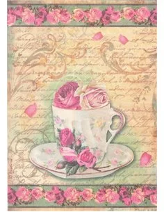 PAPEL TACITA+FLORES