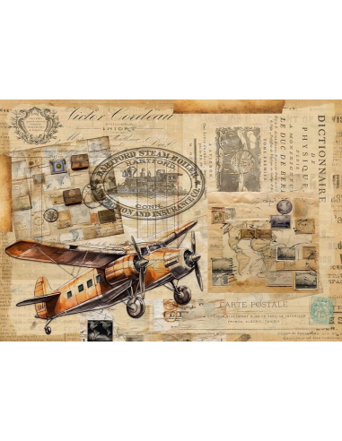 Papel de Arroz Cartas desde el Aire