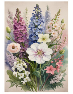Papel de Arroz Jardín Etéreo