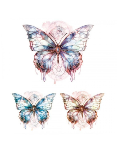 Transfer Mariposas de Cristal