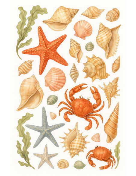 Papel de Arroz Amanecer Marino