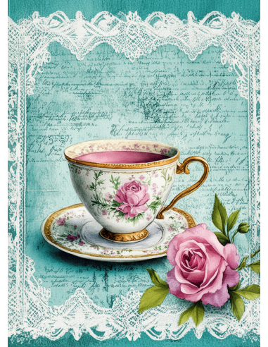 Papel de Arroz El Té de las 5